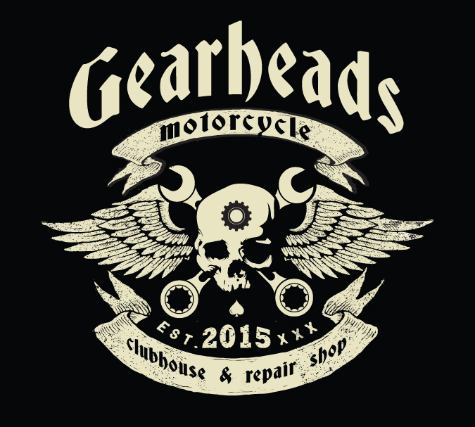Gearheads Motorcycle Shop Branding