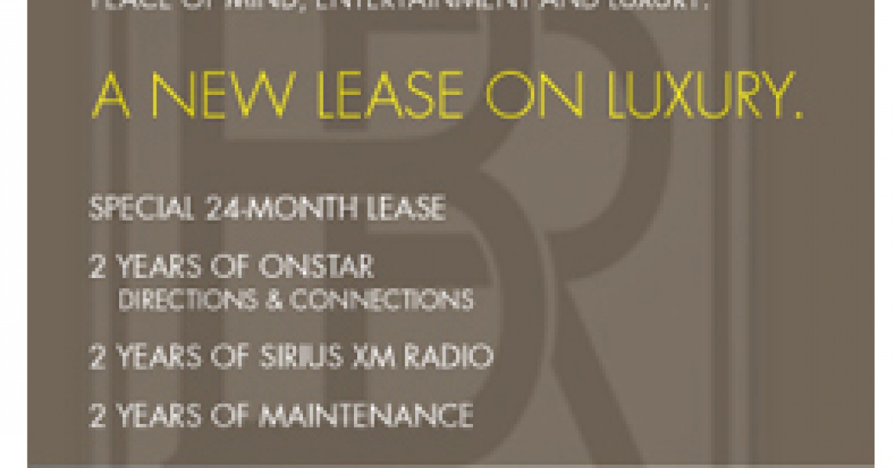 Buick Lease Program Signage